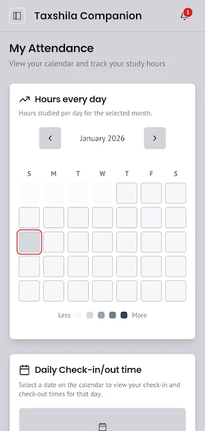Taxshila Companion Screenshot 2