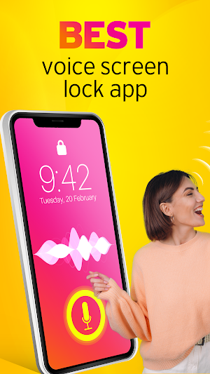 Lock screen - Voice password Screenshot 0