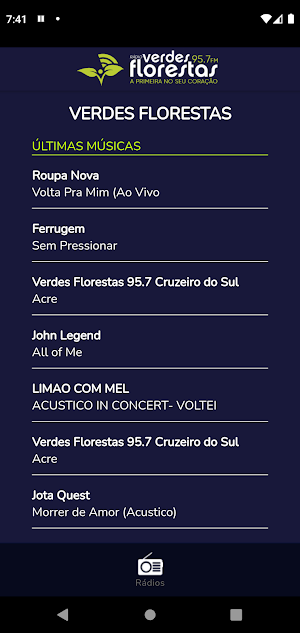 Verdes Florestas FM 95,7 Screenshot 1