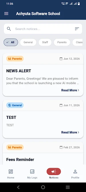 Rose Public School Staff Screenshot 2
