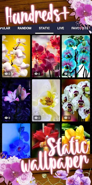 orchid wallpaper Screenshot 3