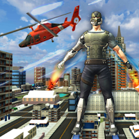Flying Hero- City Crime Shooti