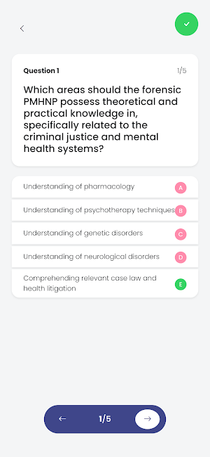 PMHNP Practice Test Screenshot 1