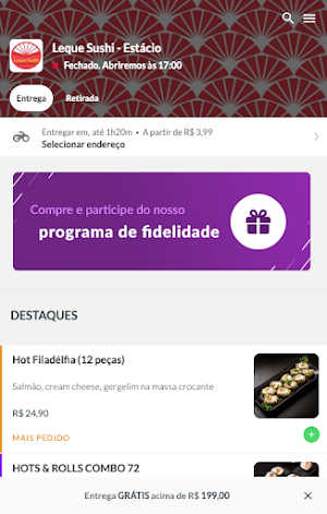 Leque Sushi Screenshot 0