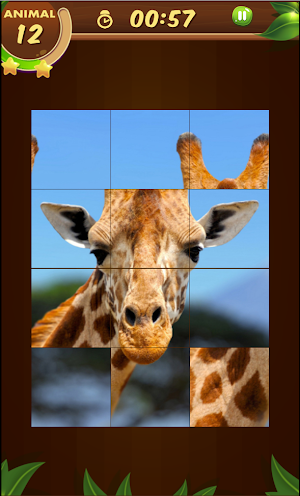 Sliding logic Puzzle: Animals Screenshot 3