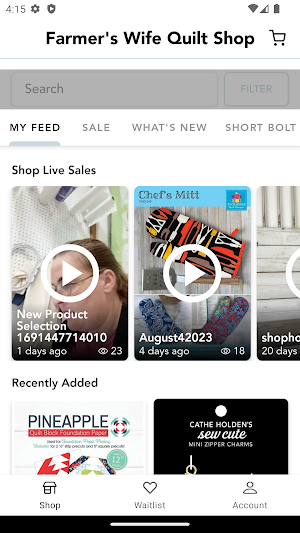 Farmer's Wife Quilt Shop Screenshot 0