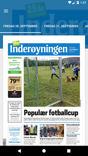Inderøyningen eAvis Screenshot 0