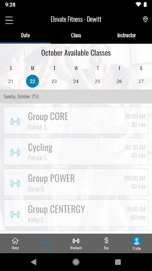 Elevate Fitness Screenshot 2