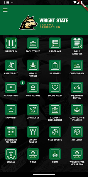 Wright State Recreation Screenshot 0