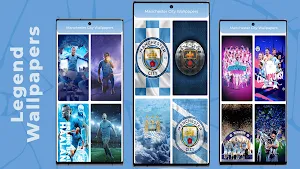 Man City Watch Face, Wallpaper Screenshot 1