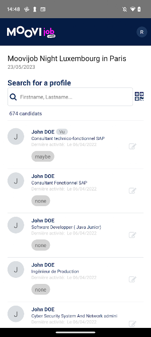 Moovijob.com for Recruiters Screenshot 1