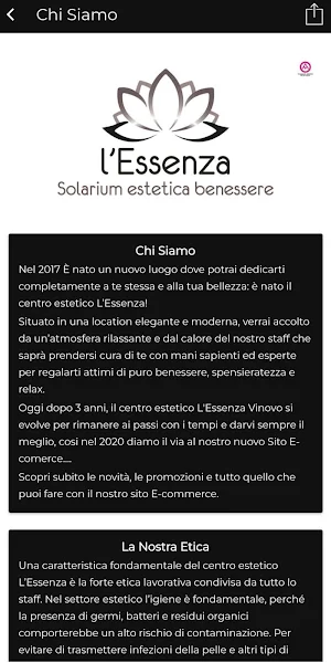 Estetica L Essenza Vinovo Screenshot 0