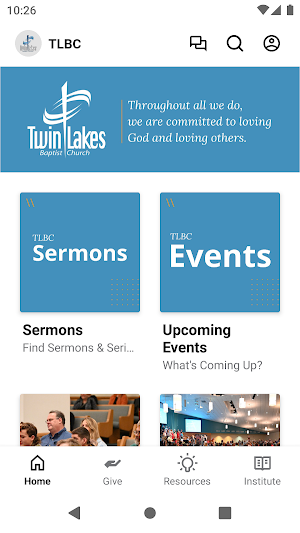 Twin Lakes Baptist Church - AR Screenshot 0