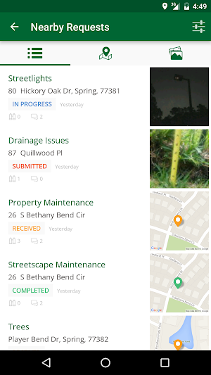 TheWoodlands311 Screenshot 2