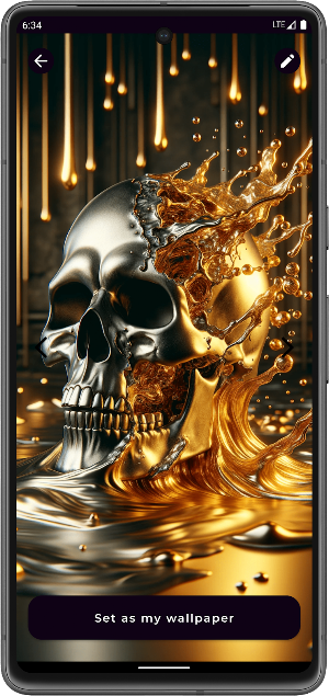 Skull wallpapers Background 3D Screenshot 1