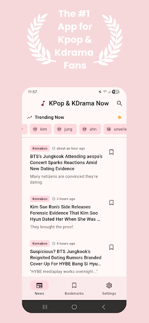 KPop & KDrama – News & Stories Screenshot 0