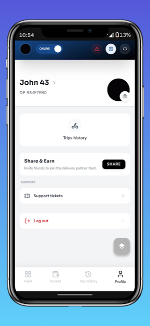 Foodelo delivery partner Screenshot 3