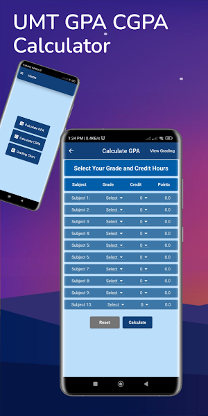 UMT GPA CGPA Calculator Screenshot 0