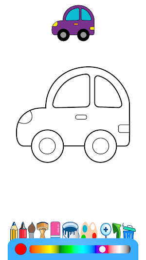 Car coloring games for boys Screenshot 1