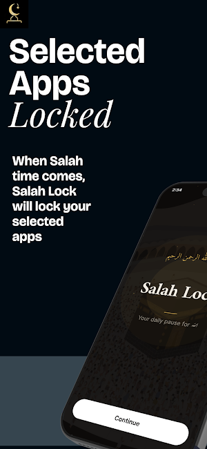 Salah Lock: Prayer Habit Screenshot 1