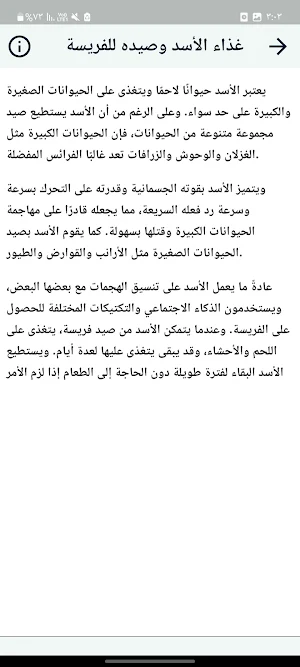الأسد ملك الغابه Screenshot 0