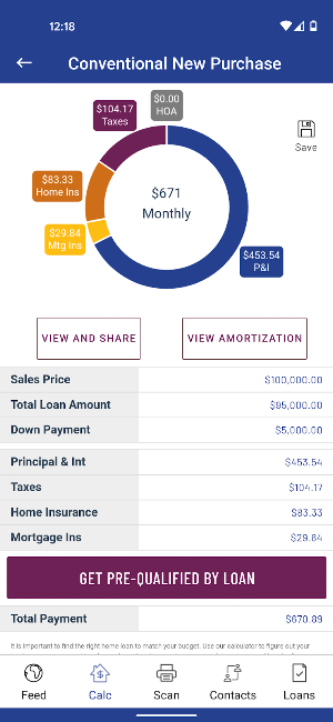 MyCoVantage Mortgage Screenshot 3
