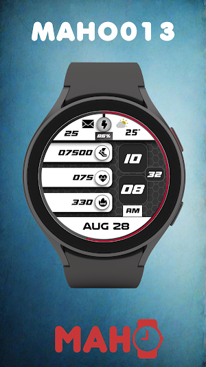 MAHO013 Wear OS Watch Face Screenshot 0