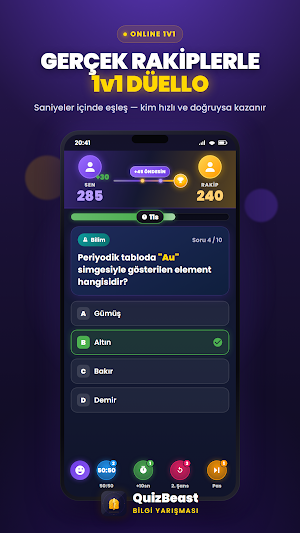 QuizBeast - Bilgi Yarışması Screenshot 2
