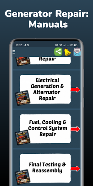 Generator Repair: Manuals Screenshot 3