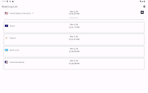 Hervé Road Log Screenshot 2