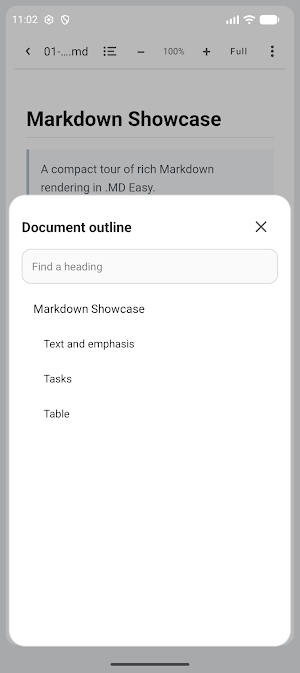 .MD Easy - Markdown reader. Screenshot 2