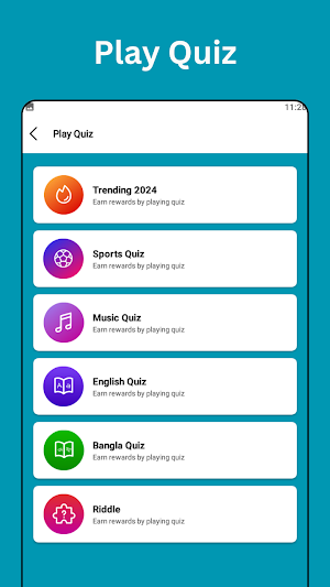 QuizRush Reward - Quiz App Screenshot 1