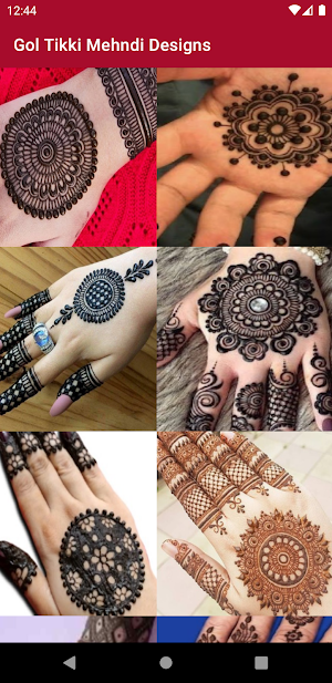 Gol Tikki Mehndi Designs Screenshot 2