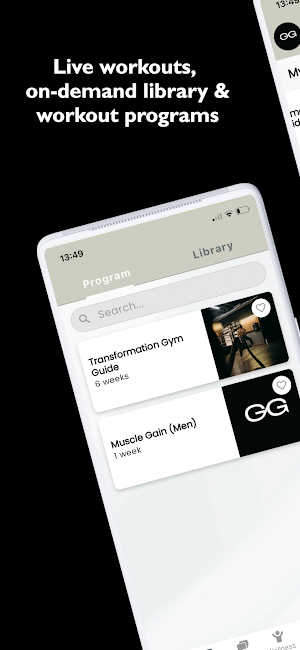 GxG Fitness Screenshot 1