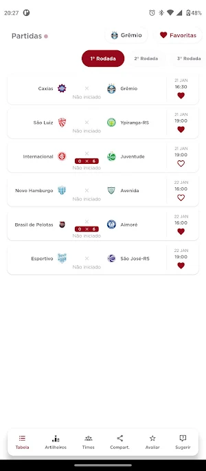 Gaúcho 2023 Tabela & Jogos Screenshot 0