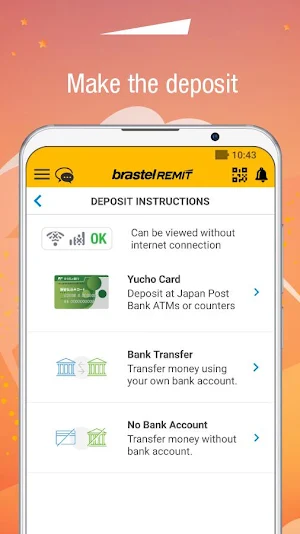 Brastel Remit - Send Money Screenshot 1