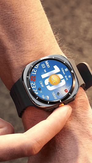 N-SPORT730 WeatherDigital Face Screenshot 1