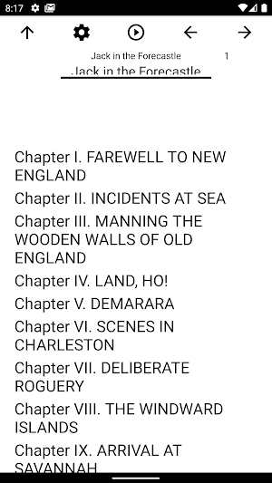Book, Jack in the Forecastle Screenshot 0