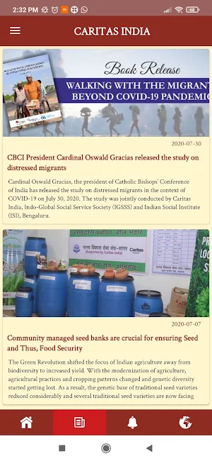 CARITAS INDIA Screenshot 2