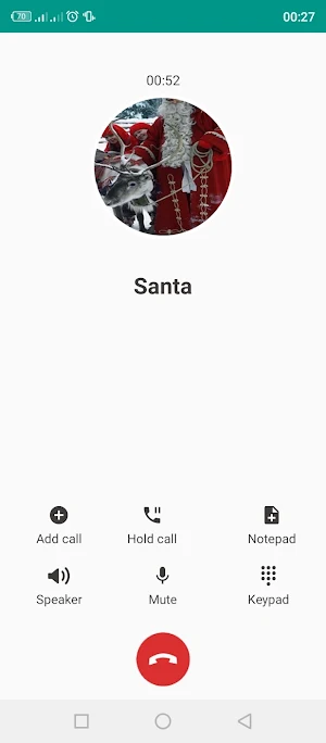 Fake Call from Santa Claus Screenshot 2