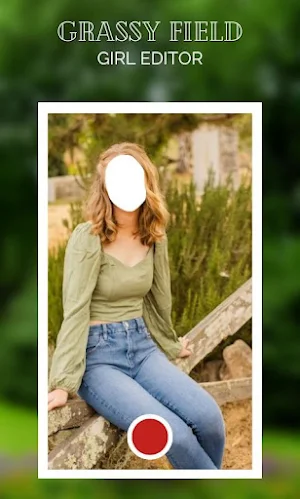 Grassy Field Girl Jeans Editor Screenshot 3