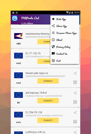MTProto Proxy for Telegram Screenshot 2