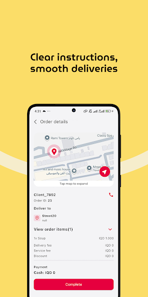 Savor : Driver app Screenshot 2