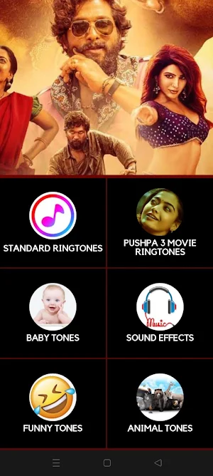 Pushpa 3 Movie Ringtones Screenshot 1