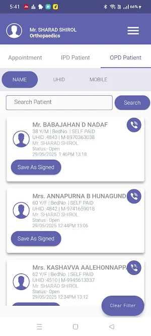 MOC Doctor App Screenshot 2