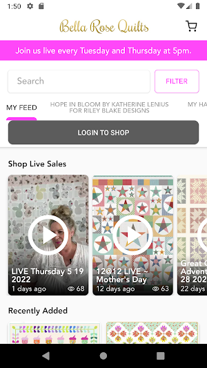Bella Rose Quilts Screenshot 1