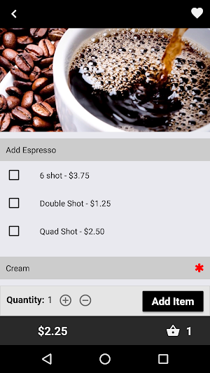 Contrast Coffee Screenshot 2