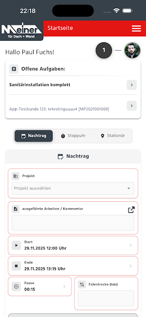 Meiner-Dach Screenshot 1