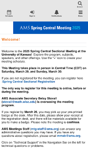 AMS Spring 2025 Central Screenshot 1