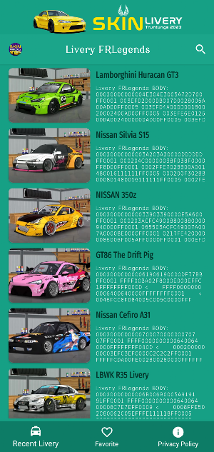 Livery FRLegends Skins Screenshot 2